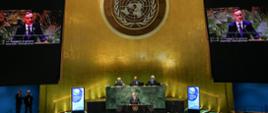 Spotkania i rozmowy Prezydenta w ONZ