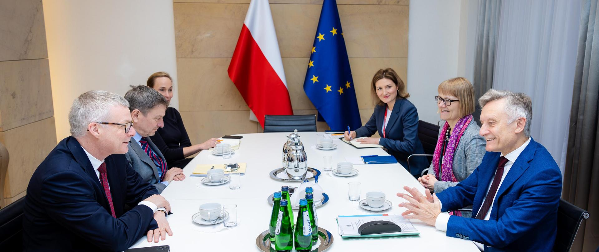 Wiceminister Marek Prawda spotkał się ze Stałym Sekretarzem Stanu do Spraw Zagranicznych MSZ Danii