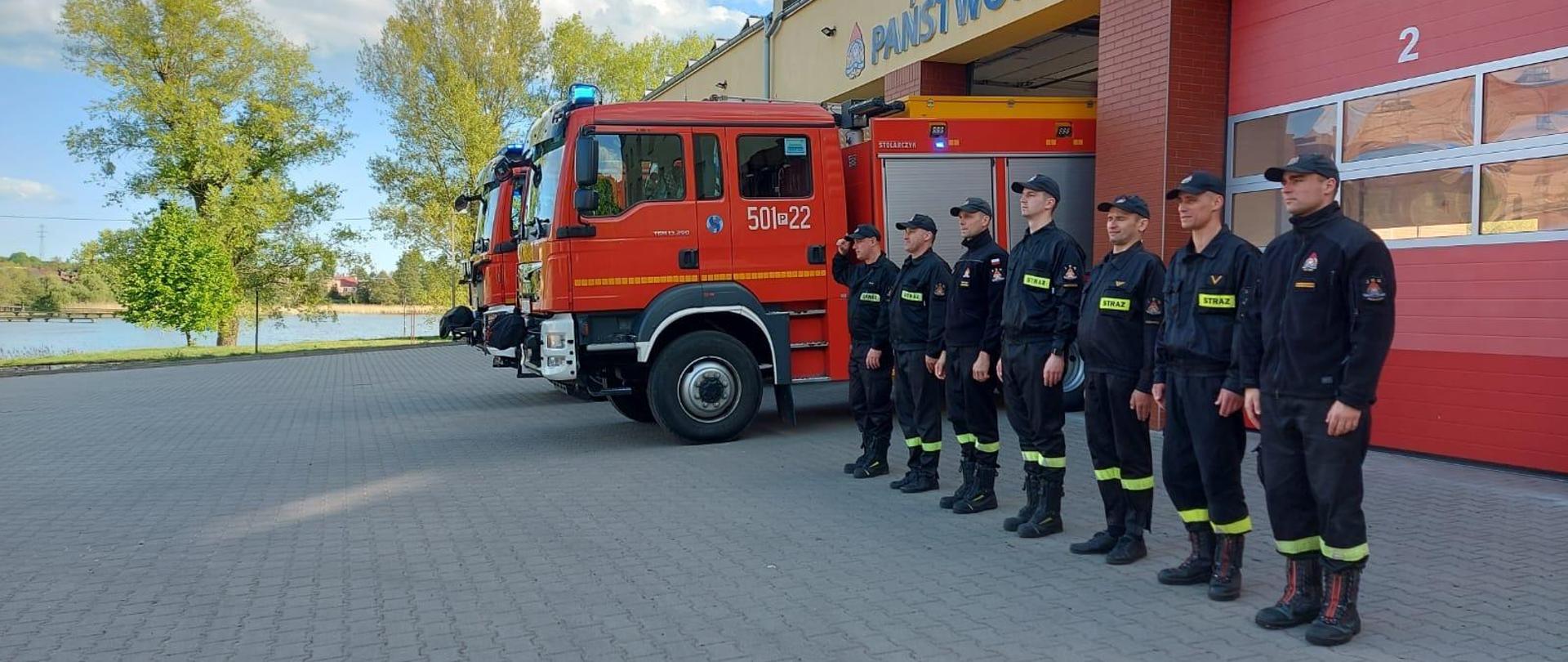 Międzychodzcy strażacy oddali hołd śp. druhowi Marcinowi Raczykowi