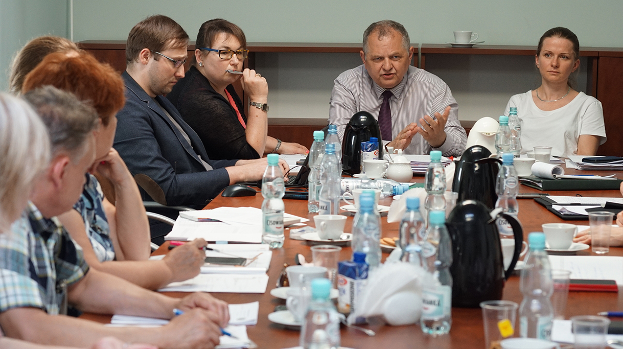 Spotkanie podsekretarza stanu Ryszarda Zarudzkiego z przedstawicielami związków ODR