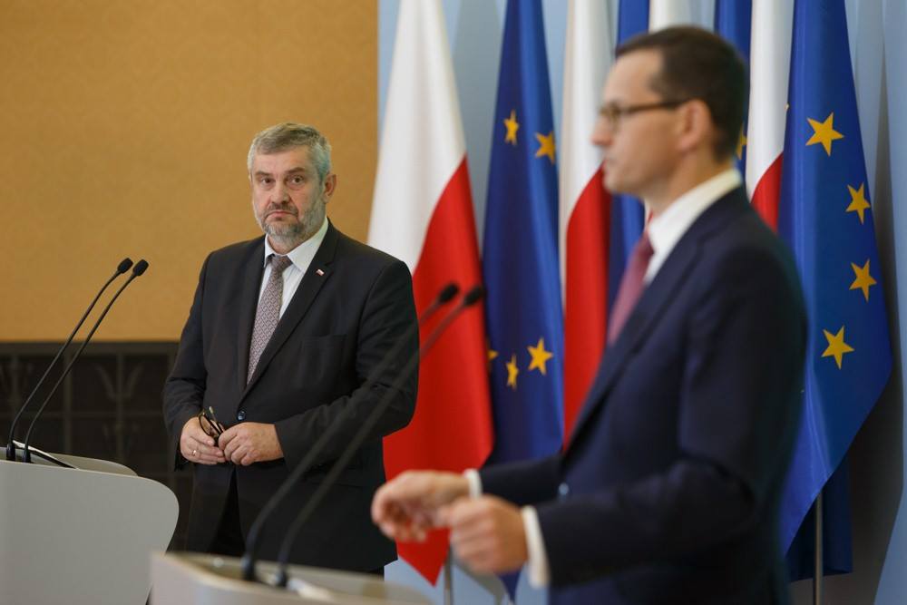Konferencja prasowa Premiera Morawieckiego i Ministra Ardanowskiego