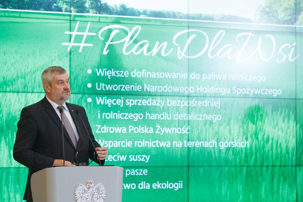 Minister Ardanowski przedstawia Plan dla wsi (fot. KPRM)