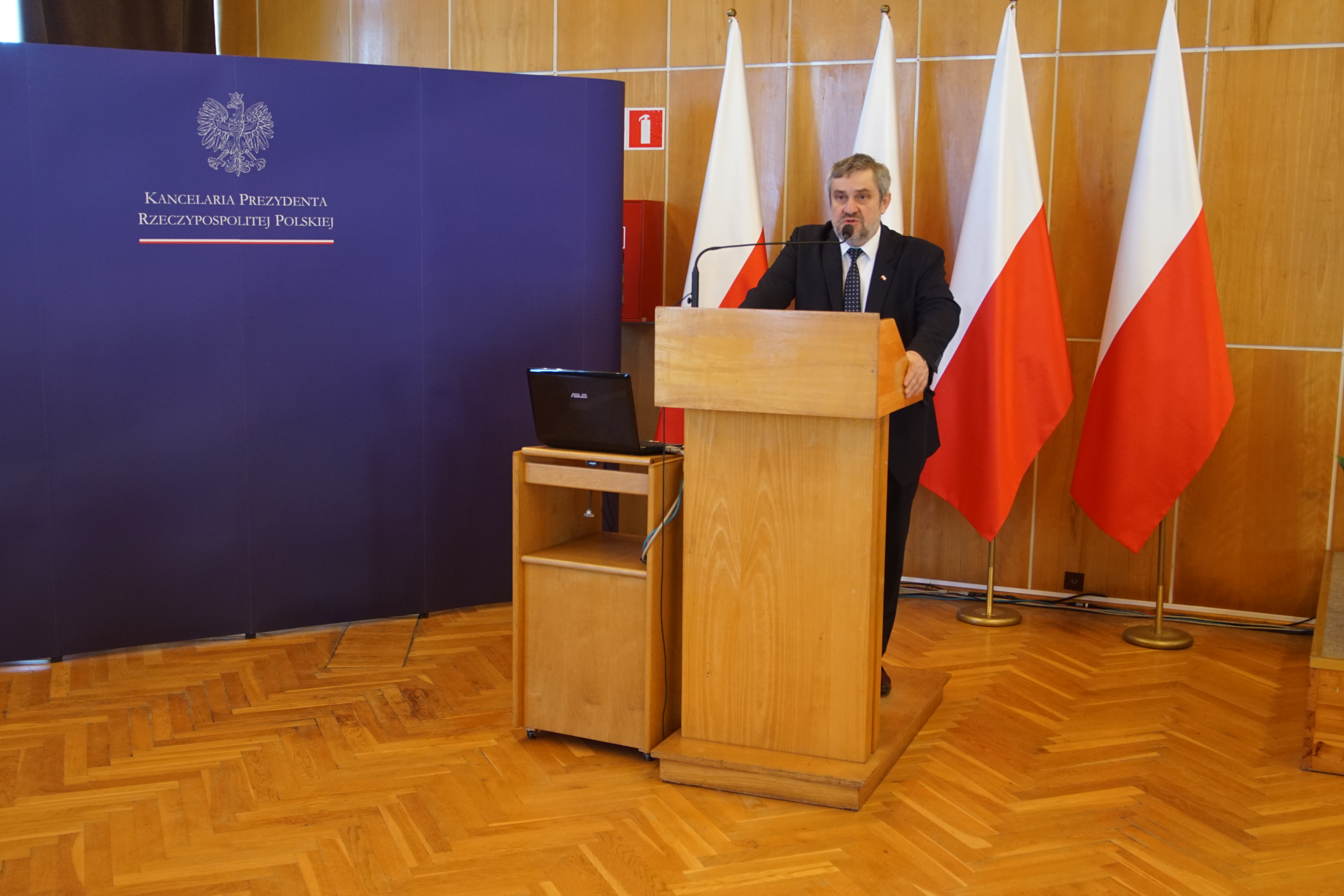 Minister J. K. Ardanowski podczas konferencji
