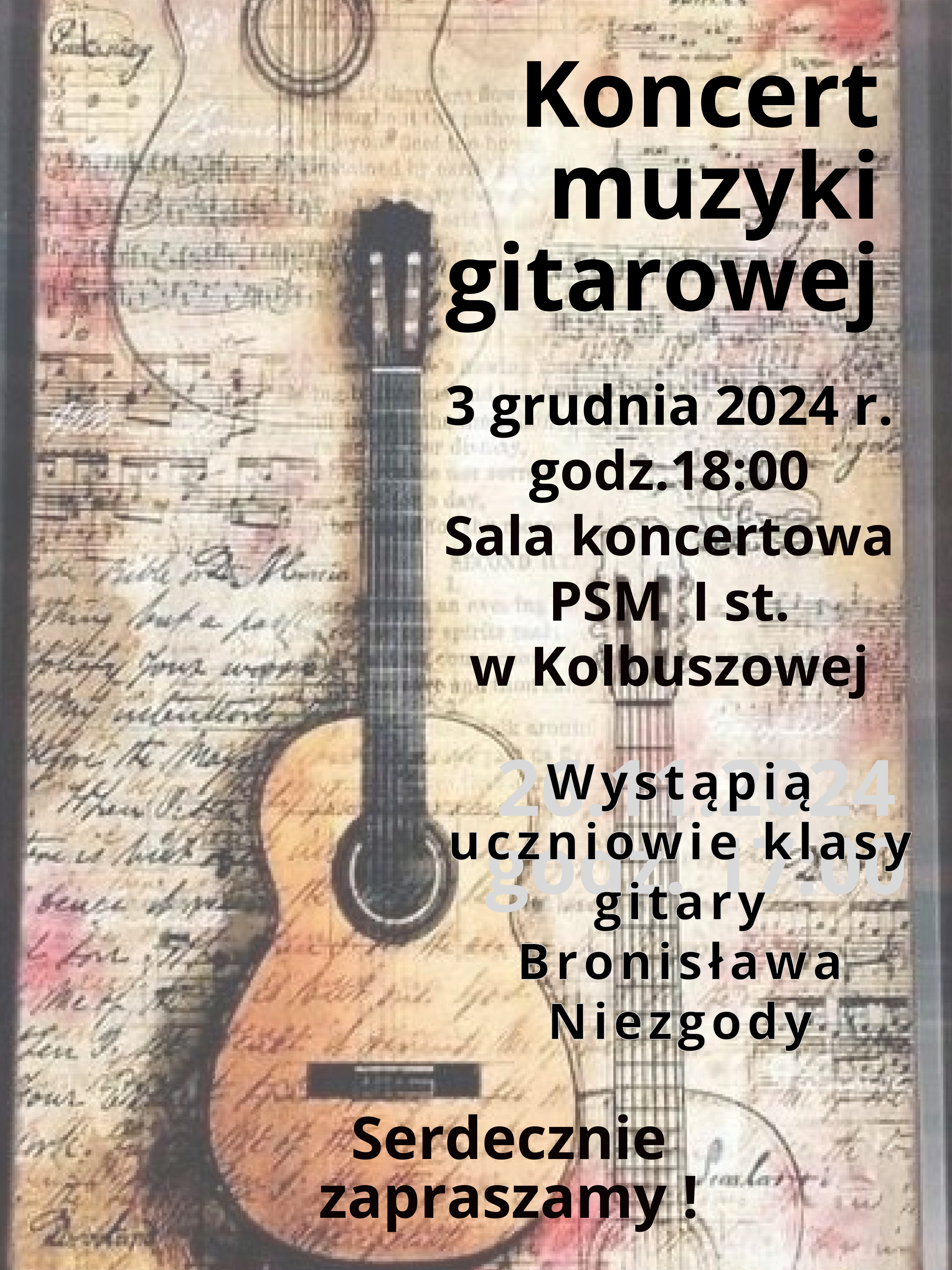 Koncert Muzyki Gitarowej