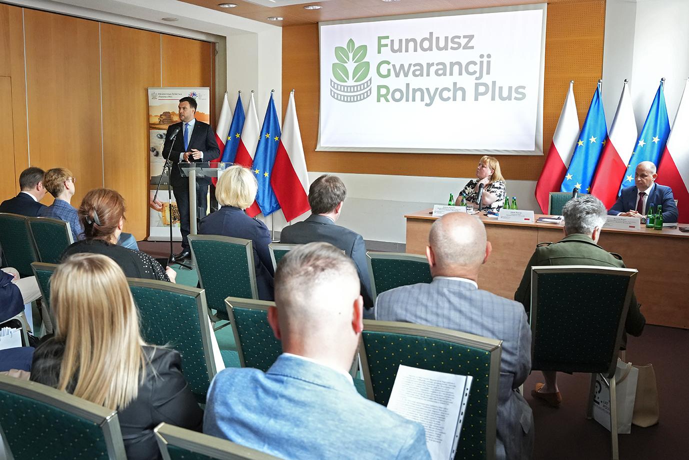 Konferencja nt. FGR Plus z udziałem wiceministra Adama Nowaka (Fot. MRiRW)