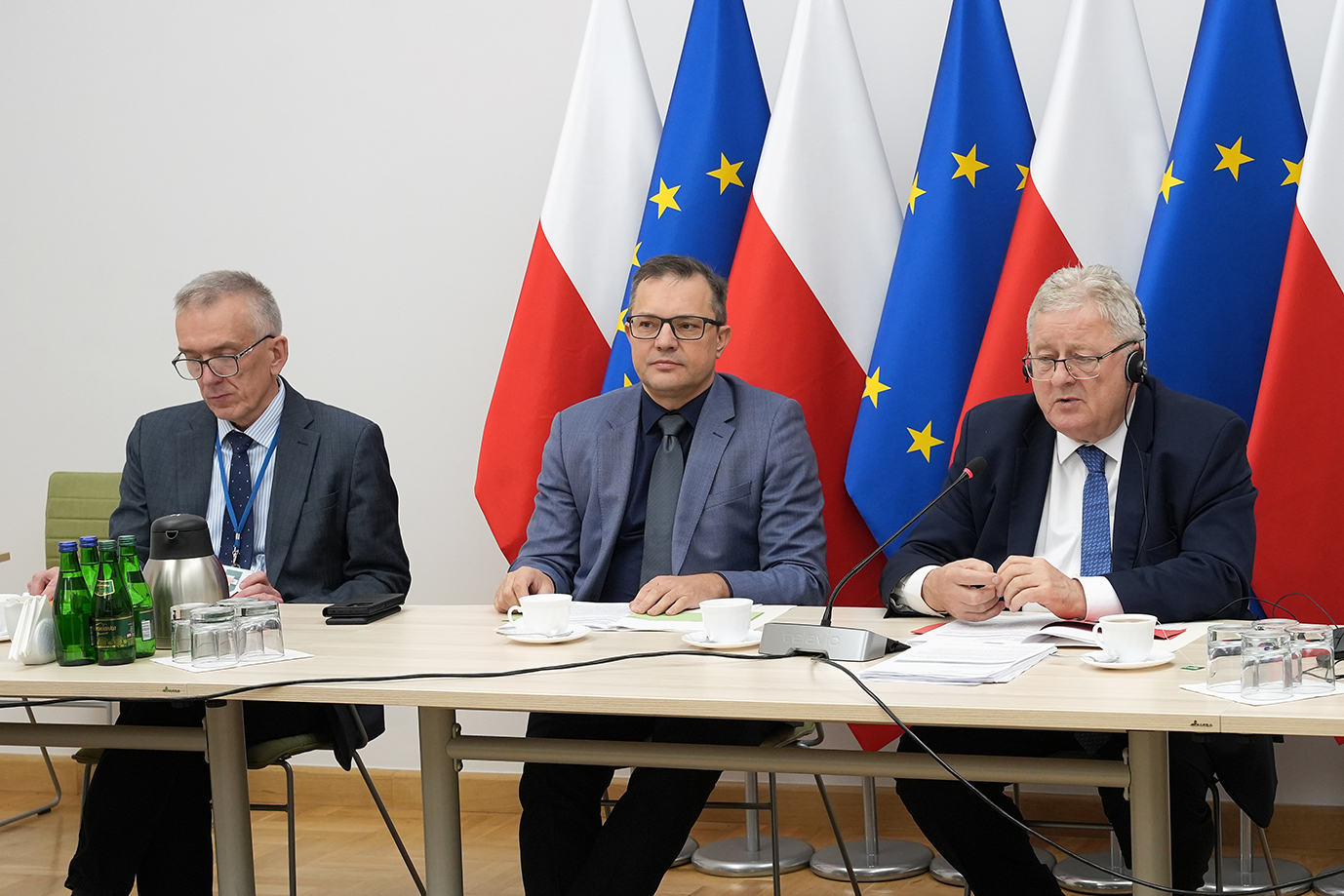 Minister Czesław Siekierski podczas rozmowy z delegacją Ukrainy (fot. MRiRW)