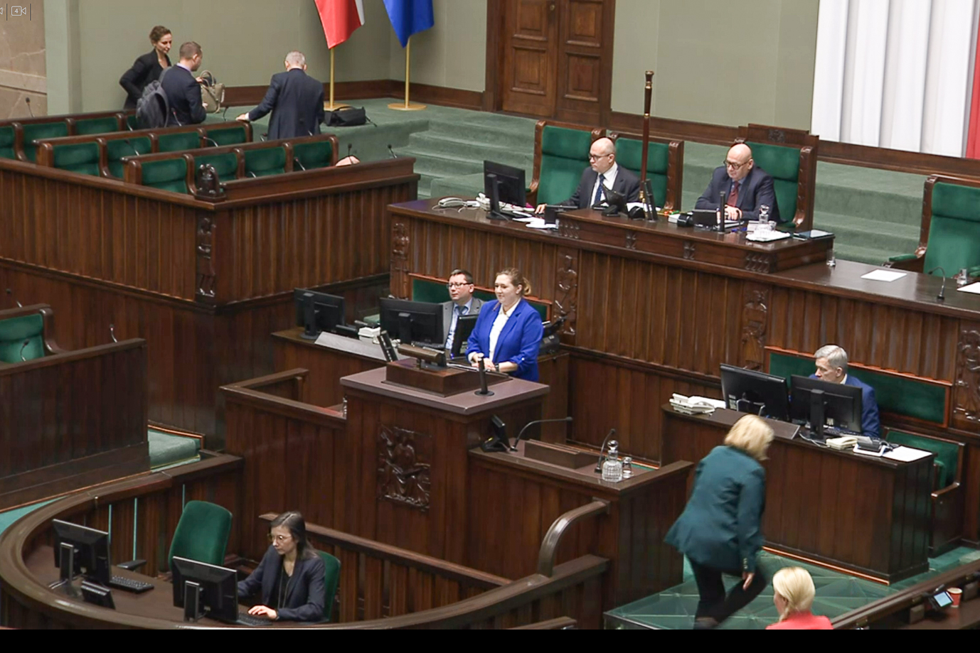 Minister Anna Gembicka przemawia w Sejmie RP