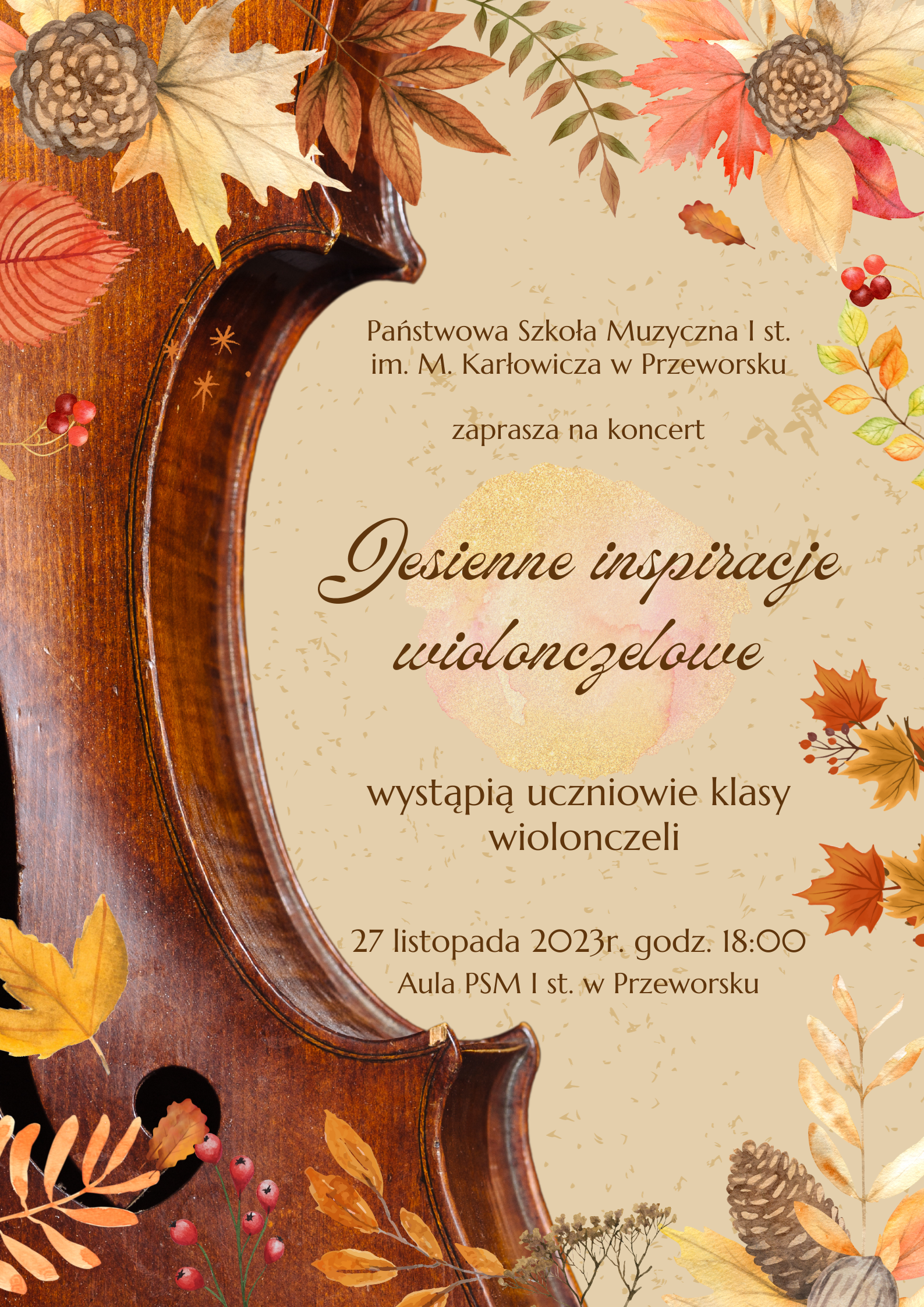 Jesienne inspiracje wiolonczelowe