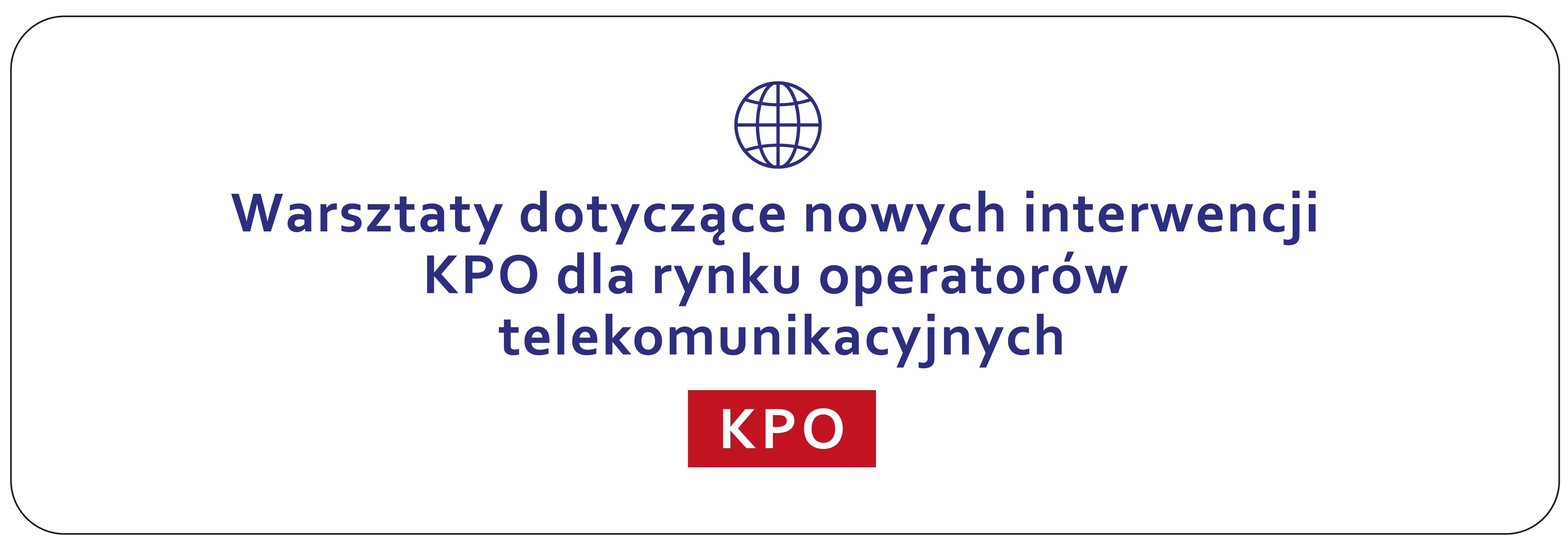 Warsztaty dotyczące nowych interwencji KPO/FERC