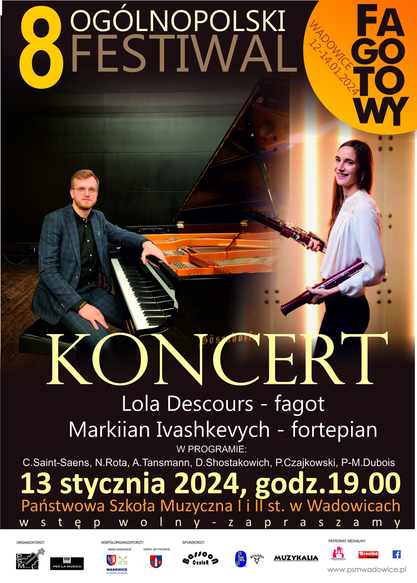 Koncert Lola Descours i Markiian Ivashkevych 13.01.2024