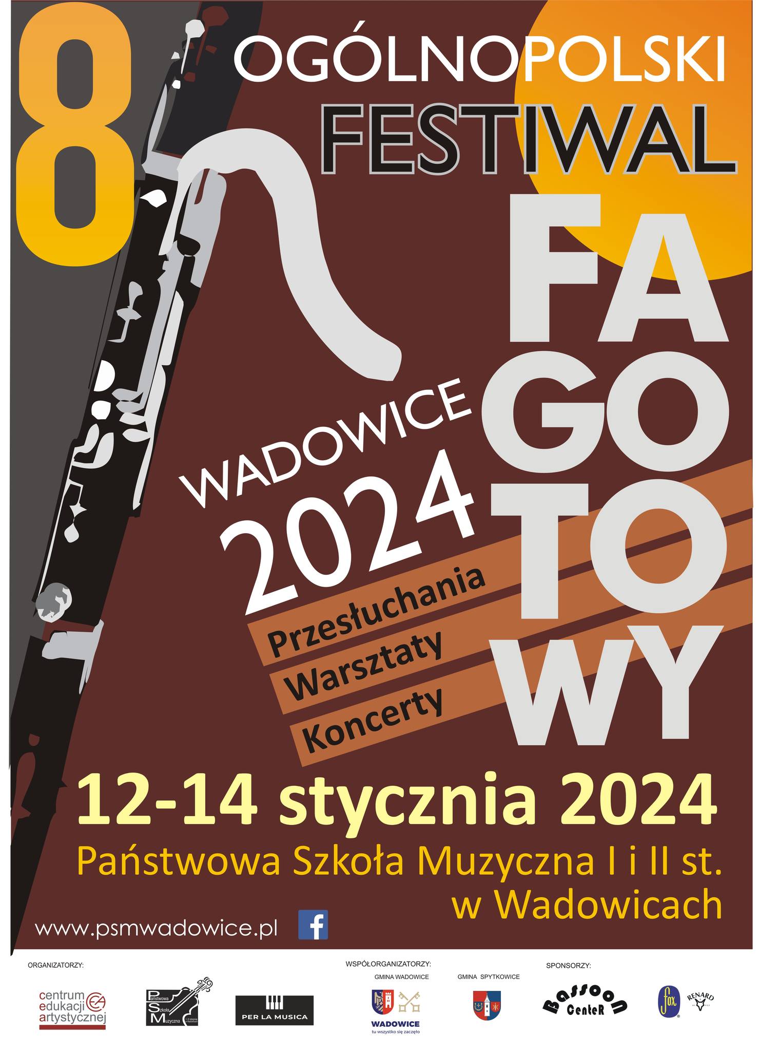 VIII Ogólnopolski Festiwal Fagotowy - Wadowice 2024