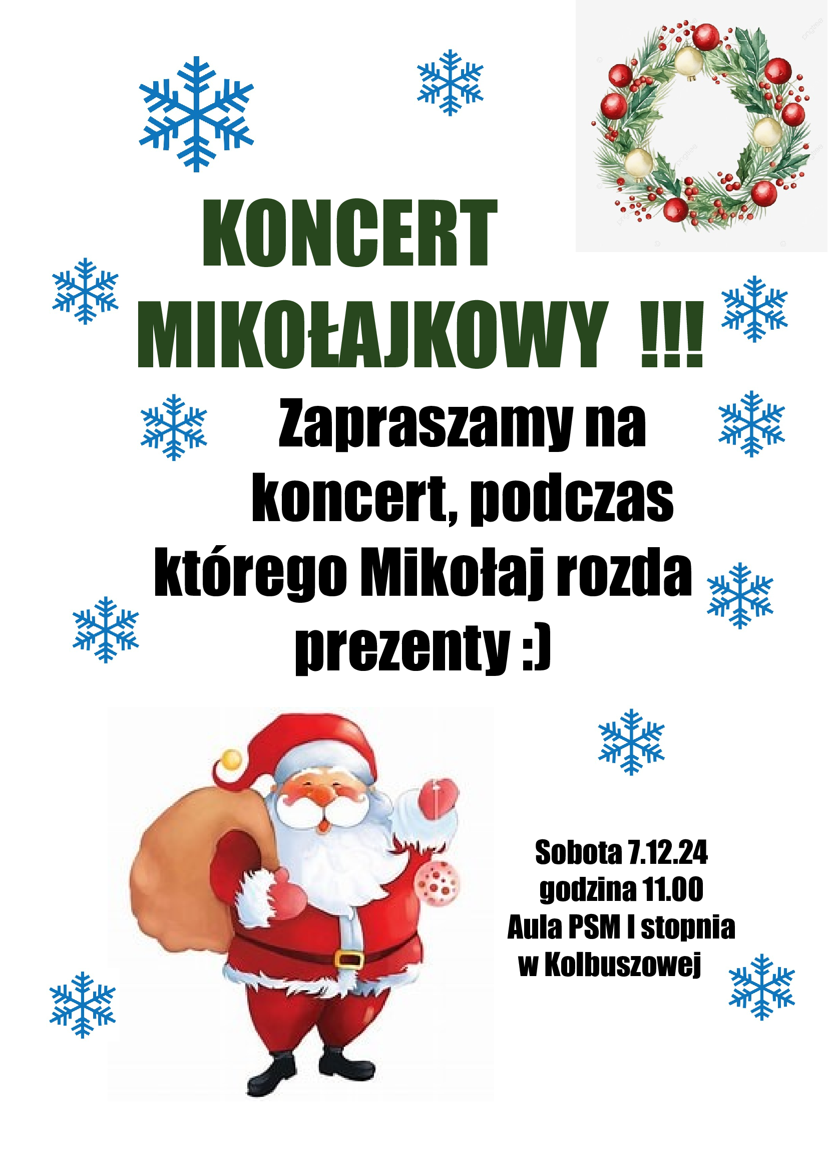 Koncert Mikołajkowy