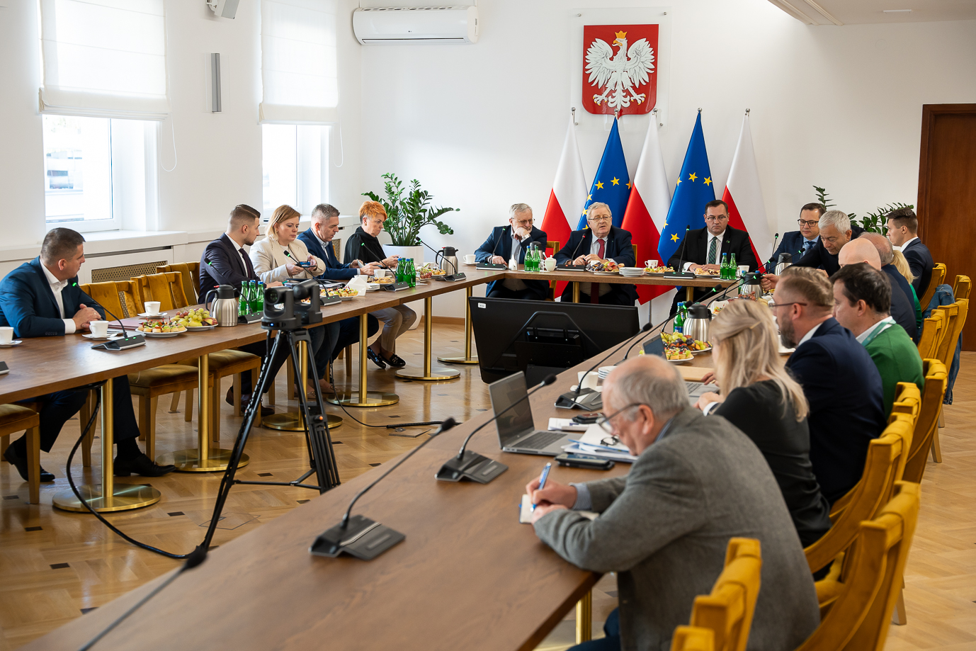 Minister Czesław Siekierski podczas spotkania z reprezentacją rolniczą (fot. MRiRW)