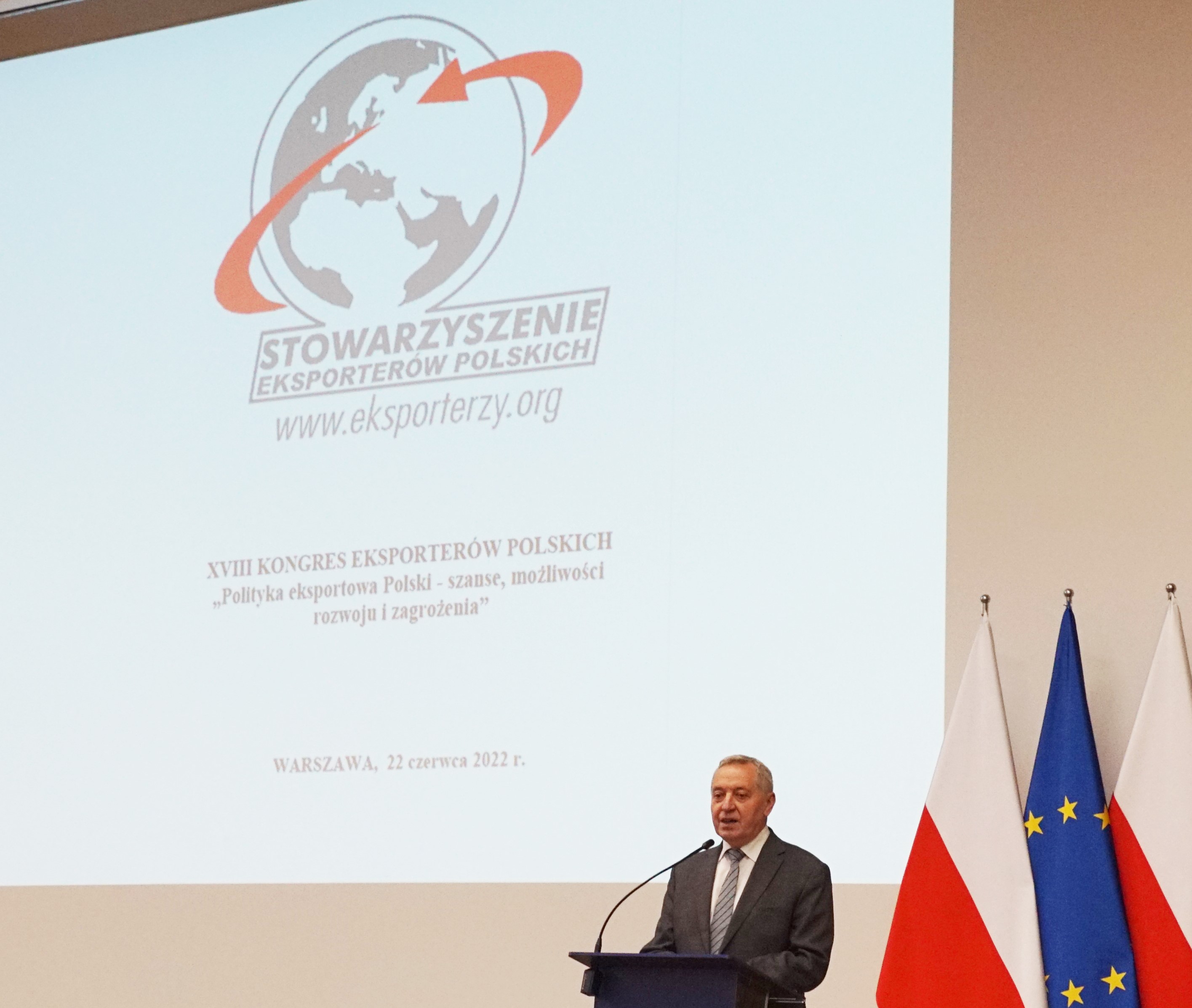 Wicepremier Henryk Kowalczyk podczas przemówienia (fot. MRiRW)