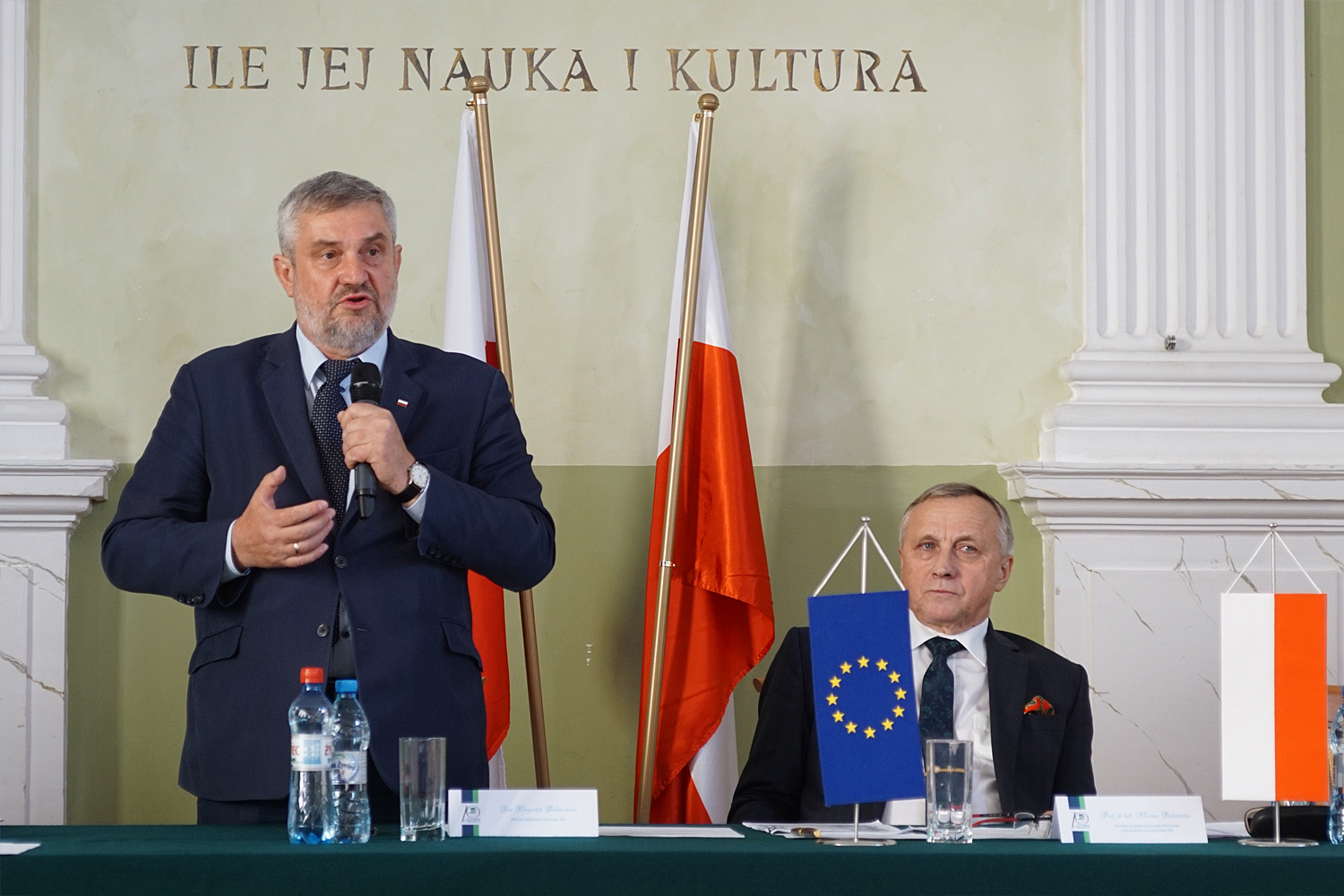 Min. J. K. Ardanowski podczas wystąpienia na konferencji