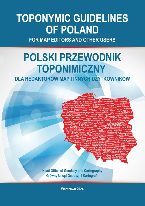 Polski przewodnik toponimiczny dla redaktorów map i innych użytkowników