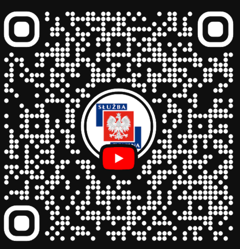 Kod QUR kanału YouTube Służba Cywilna