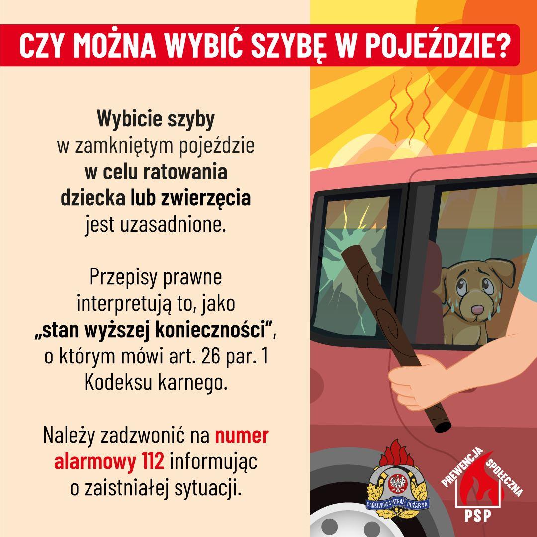 Czy można wybić szybę w aucie