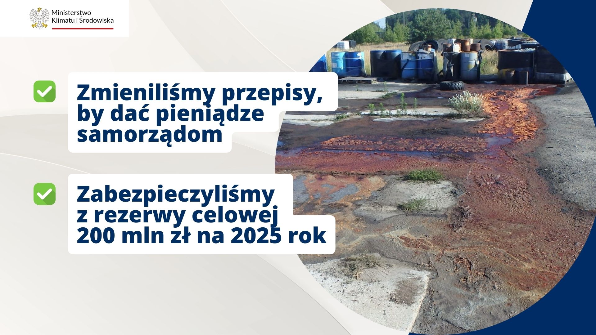 Co udało nam się osiągnąć? Zmieniliśmy przepisy, by dać pieniądze samorządom i zabezpieczyliśmy z rezerwy celowej 200 mln zł na 2025 rok.