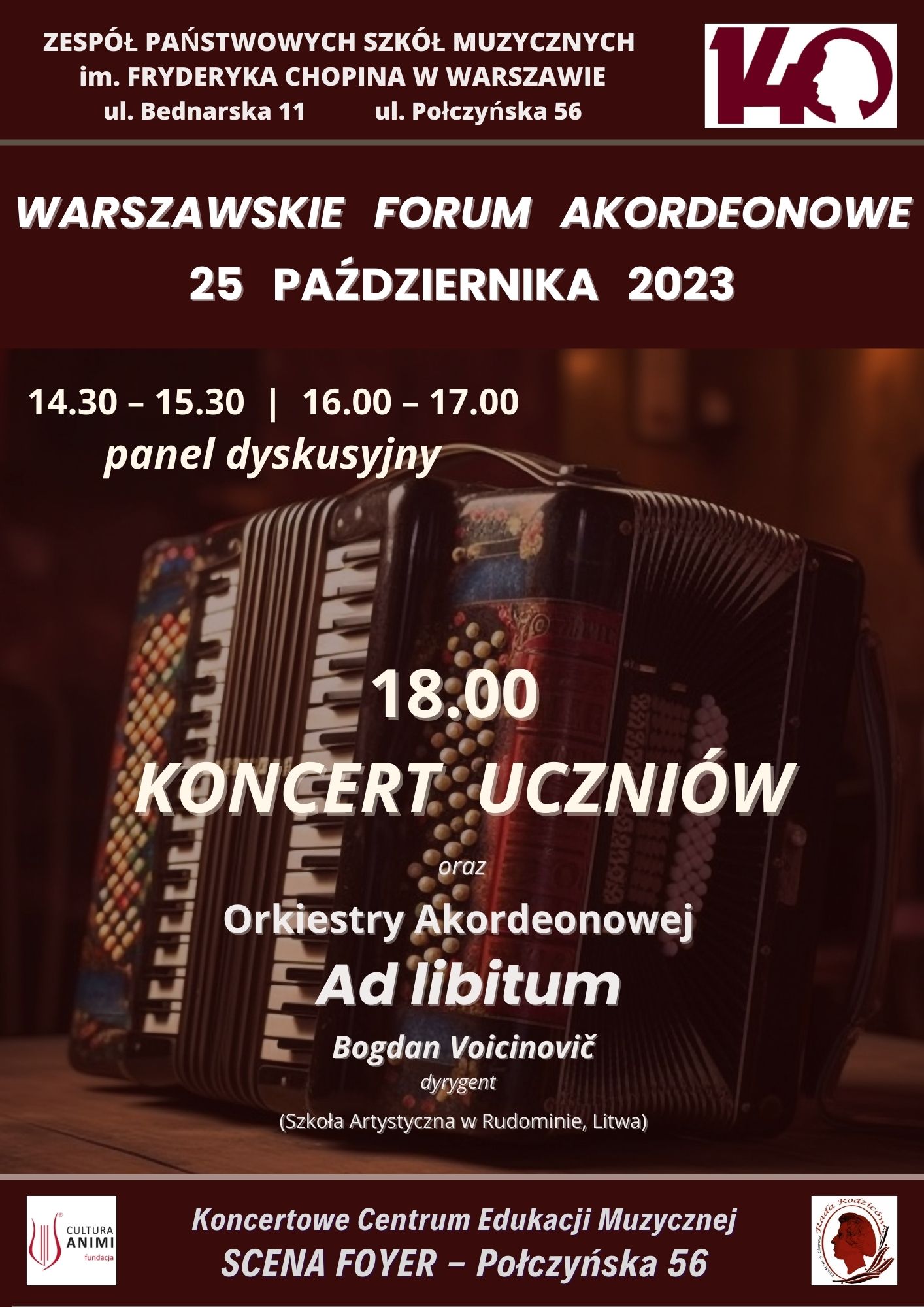 Grafika - afisz - Warszawskie Forum Akordeonowe