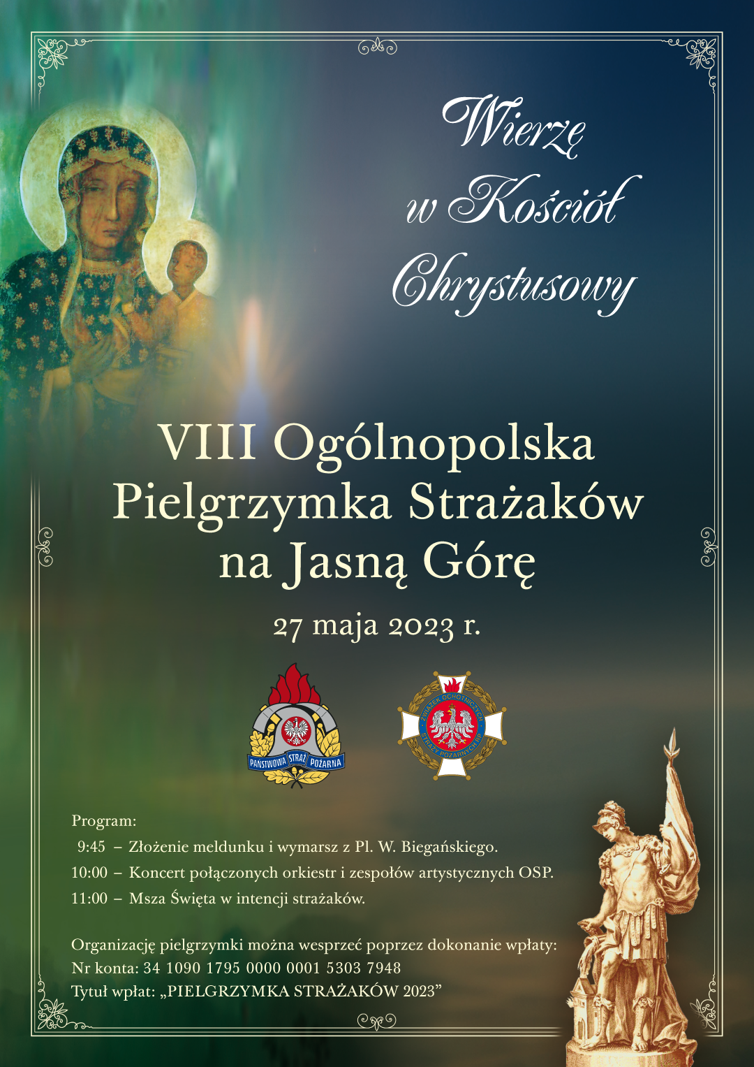 VIII Ogólnopolska Pielgrzymka Strażaków na Jasną Górę