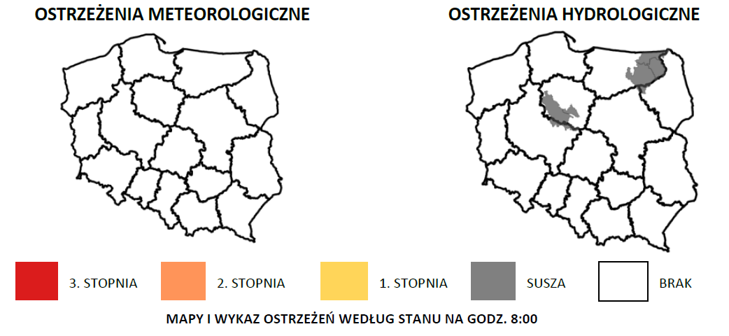 Mapa ostrzeżeń