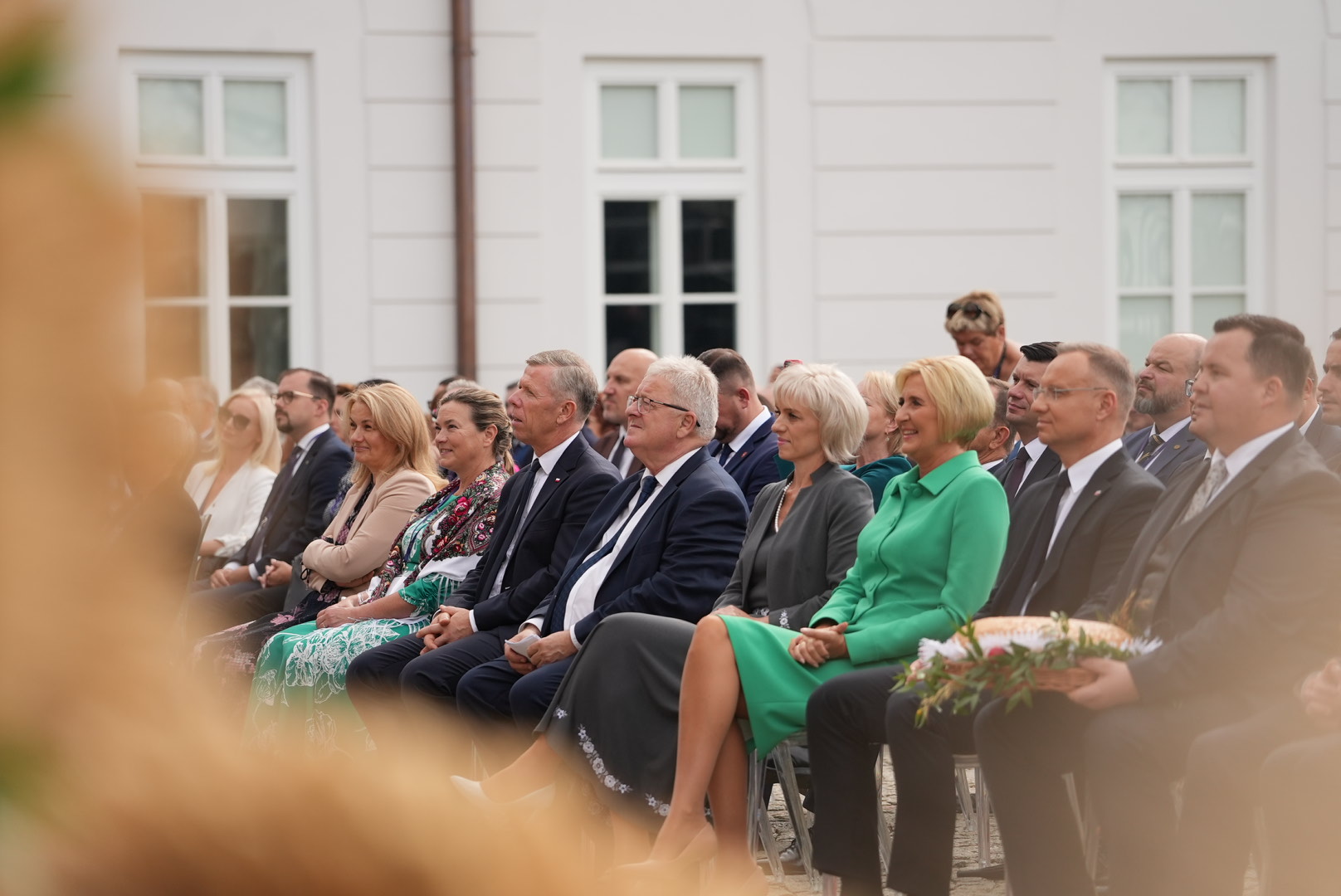 Uroczystość na na dziedzińcu Pałacu Prezydenckiego (fot. MRiRW)