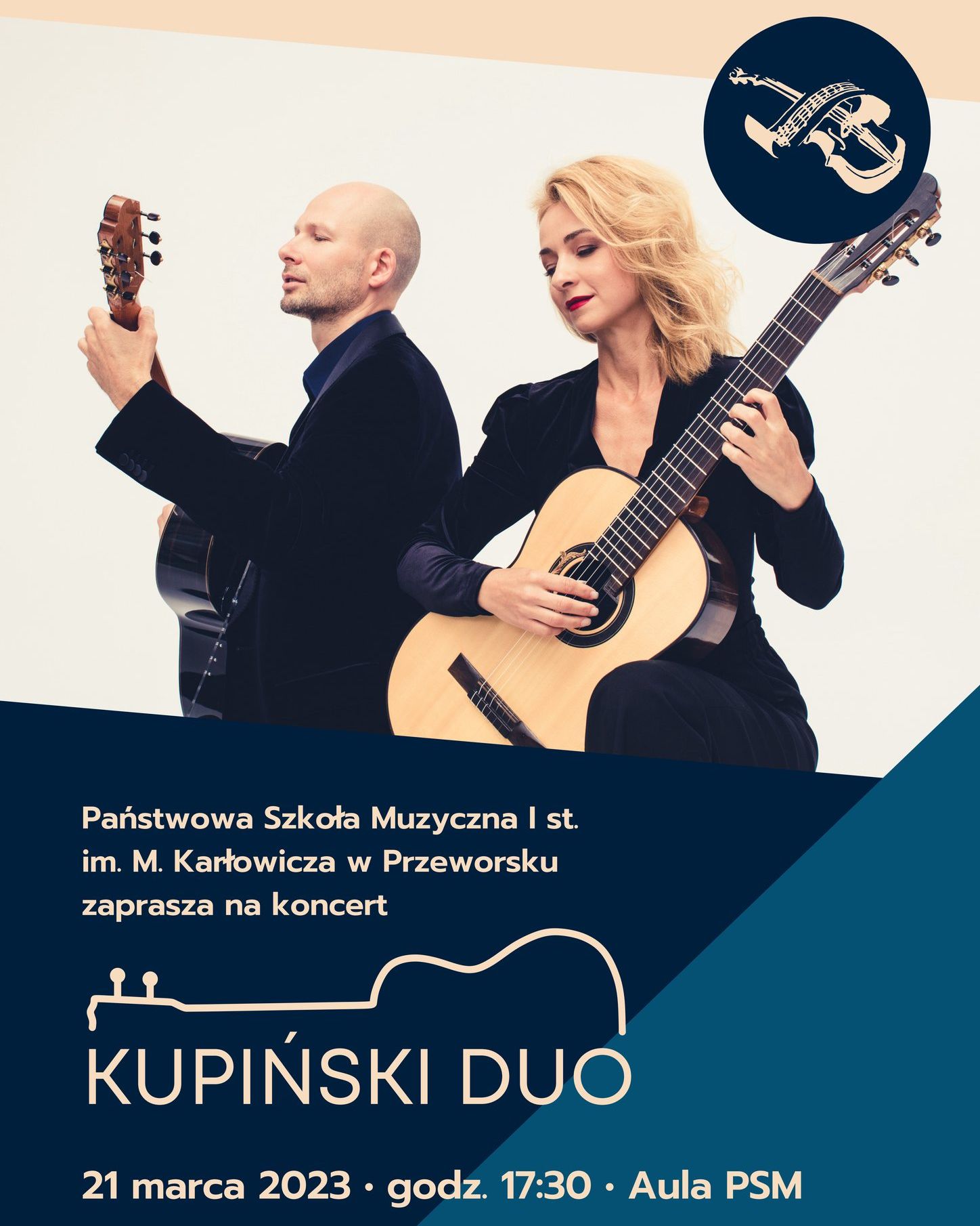 Plakat Kupiński Guitar duo