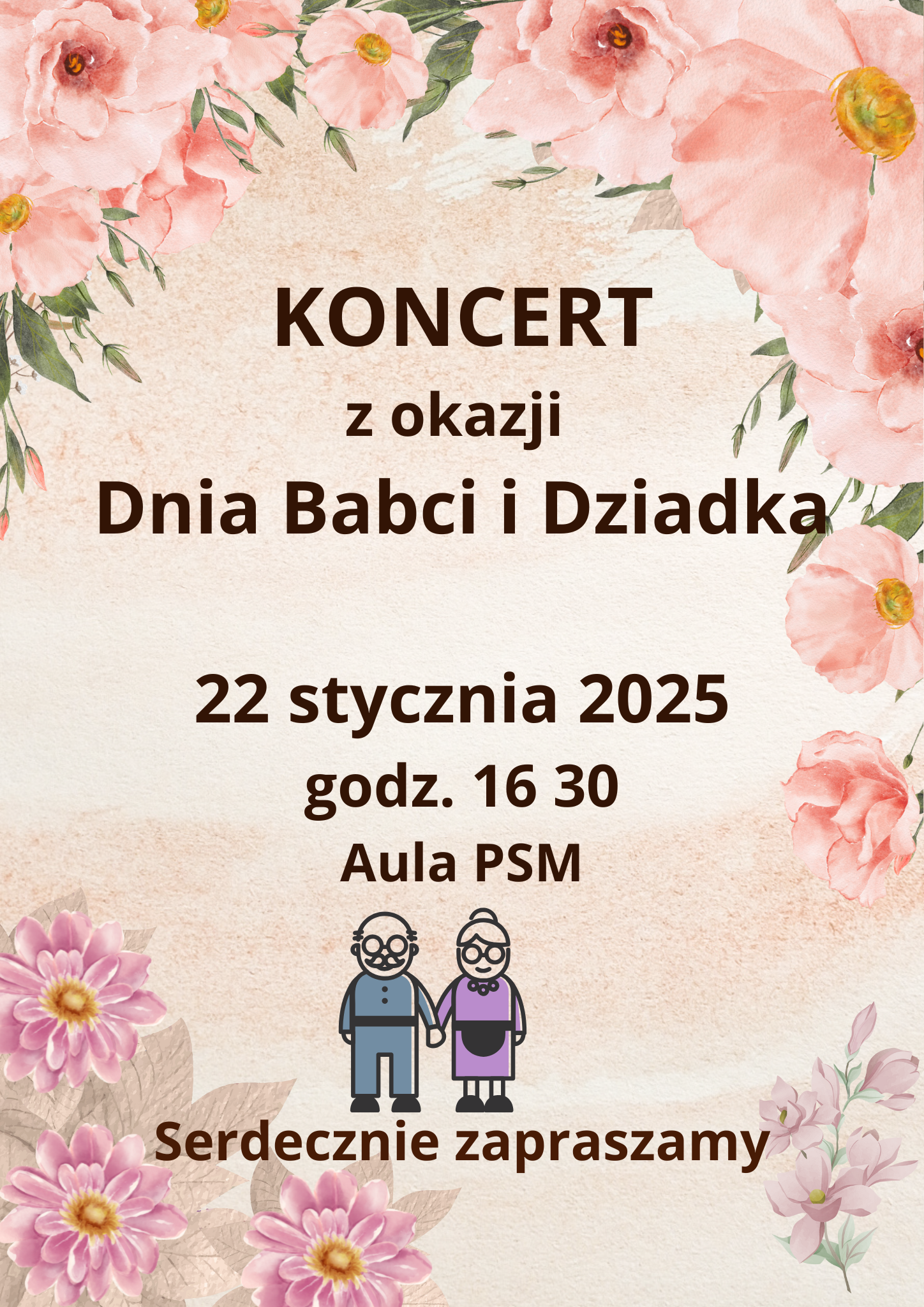 Koncert z okazji Dnia Babci i Dziadka