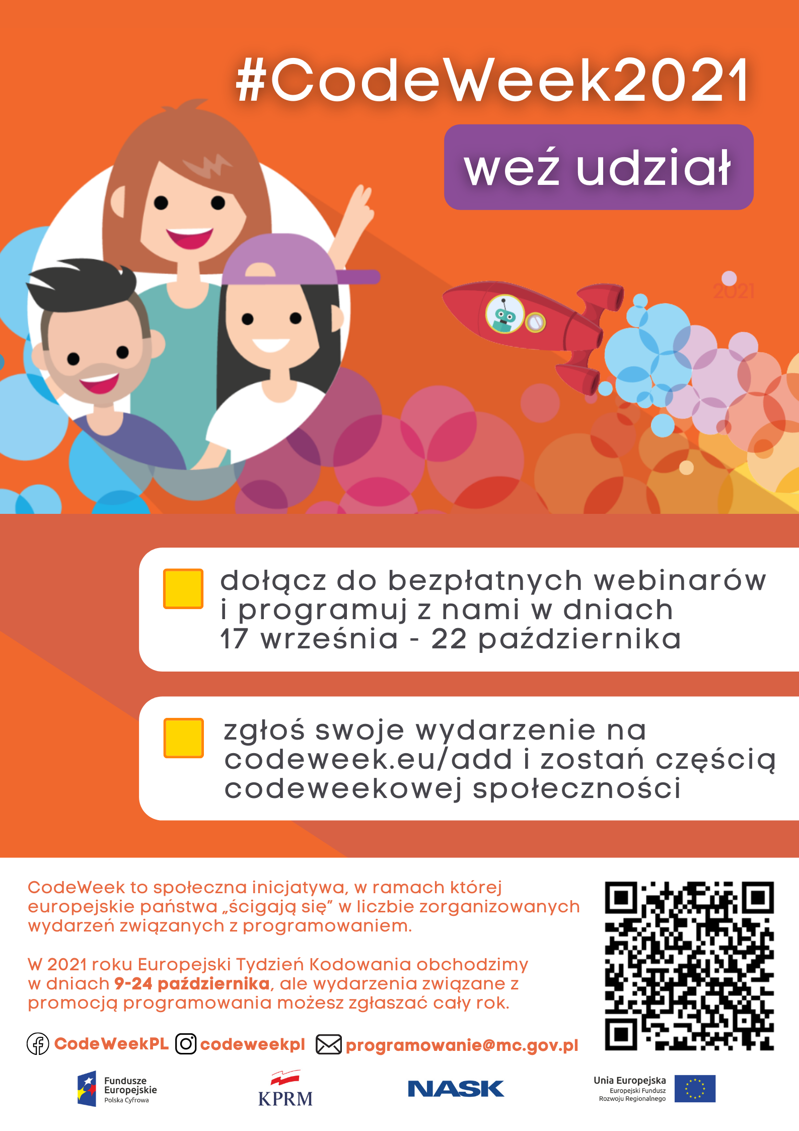 CodeWeek2021 - plakat główny