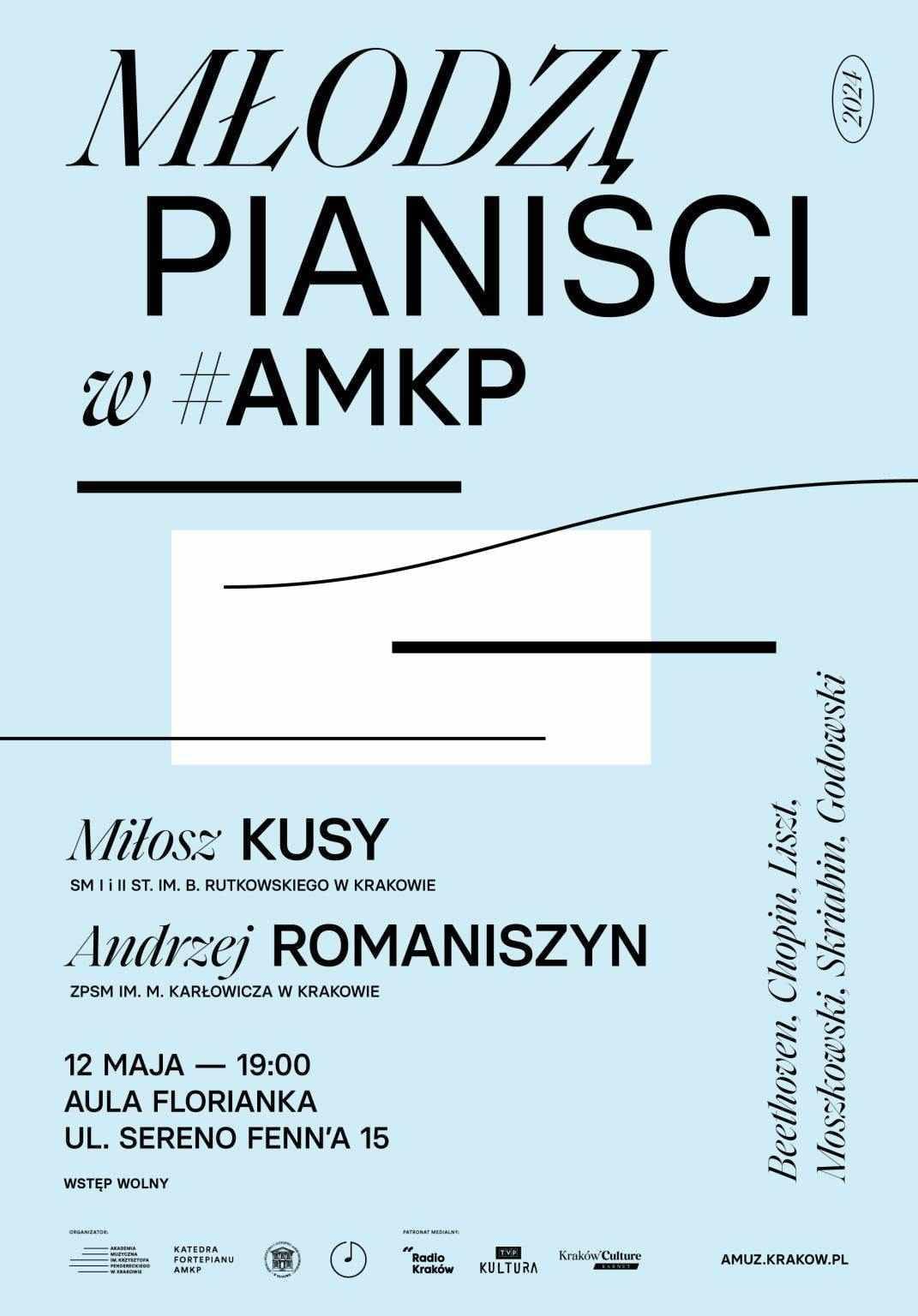 Koncert Młodzi pianiści w AMKP