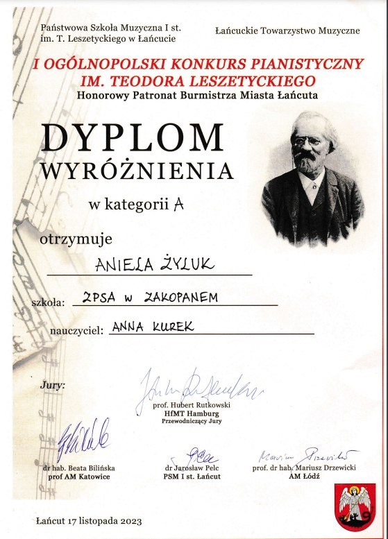 plakat Anielka Łańcut