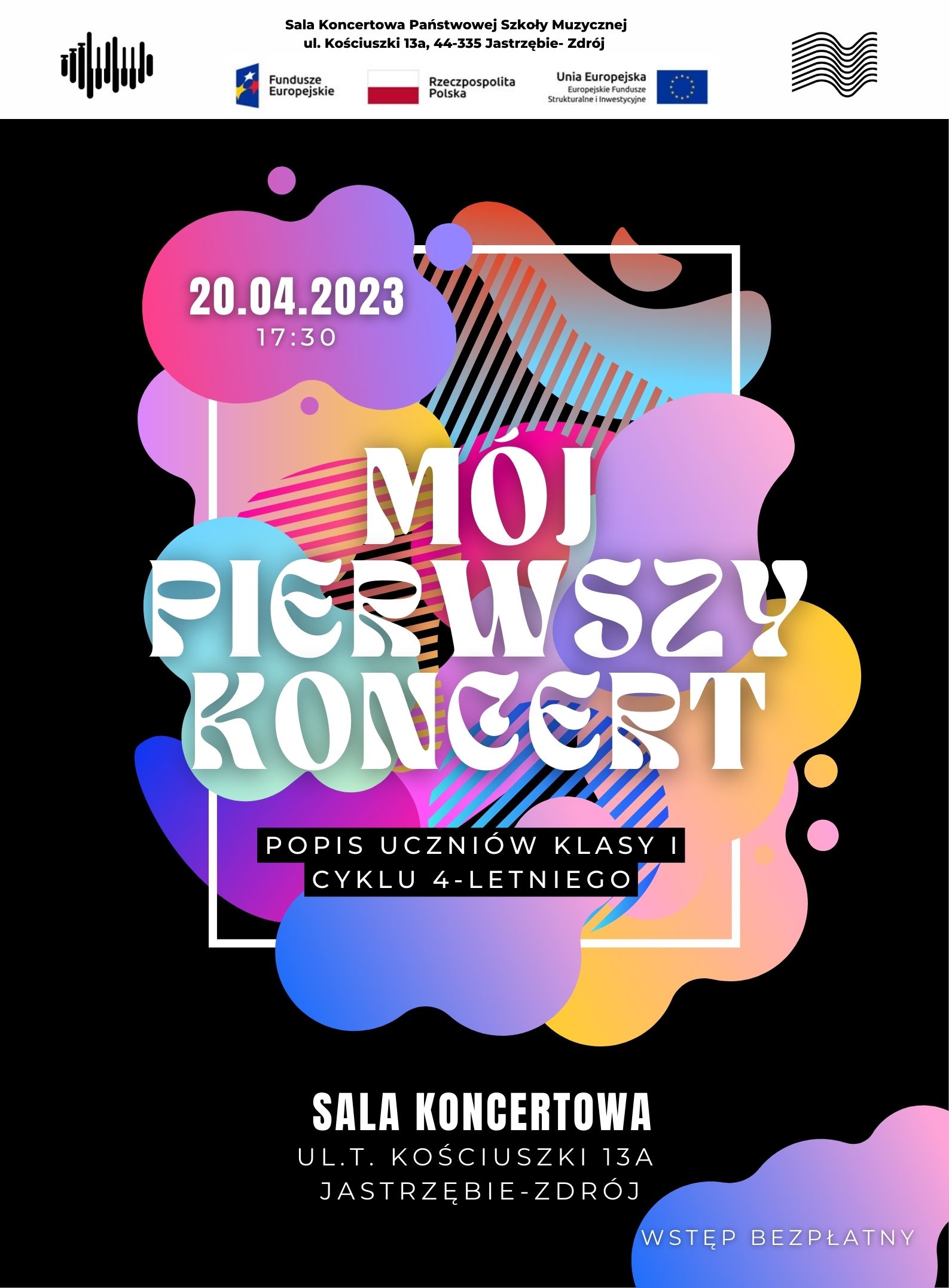 Plakat- Mój pierwszy koncert