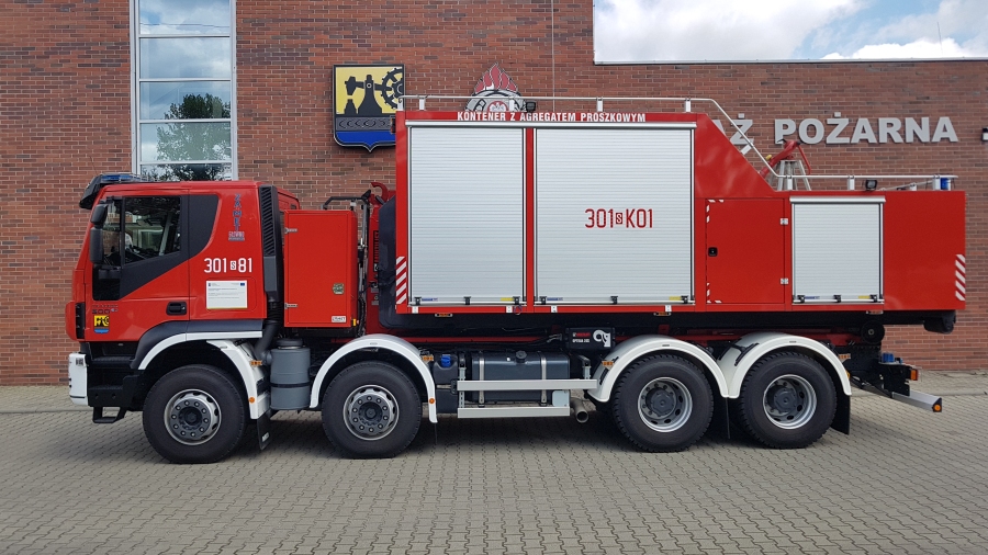 SCKn Renault Kerax, Kontener proszkowy K-1