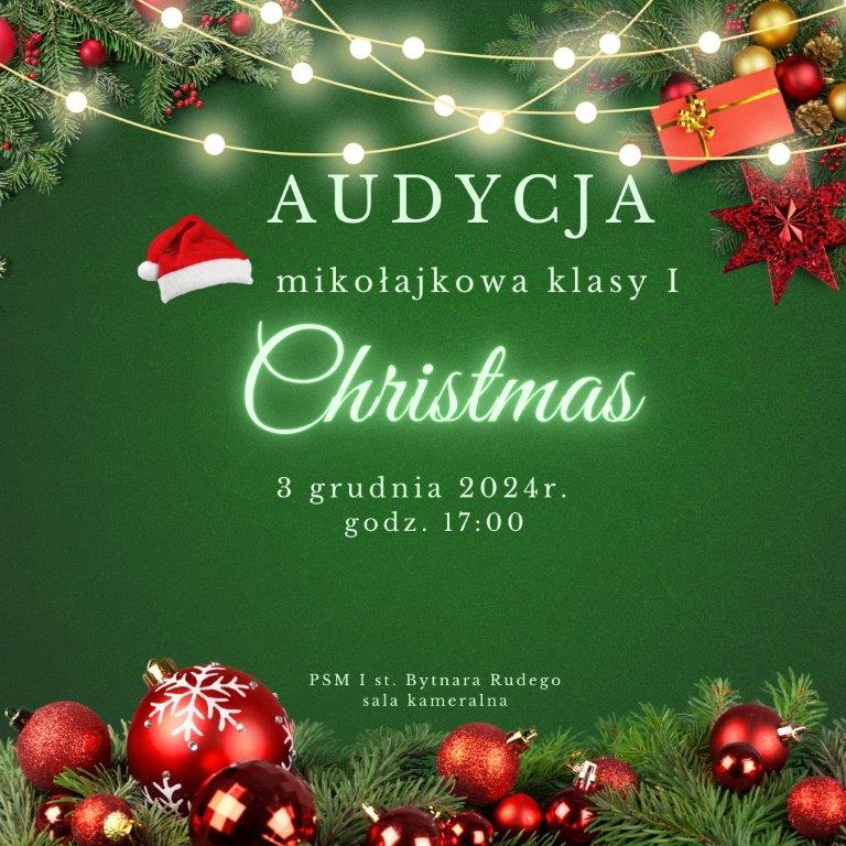 Plakat audycji mikołajkowej