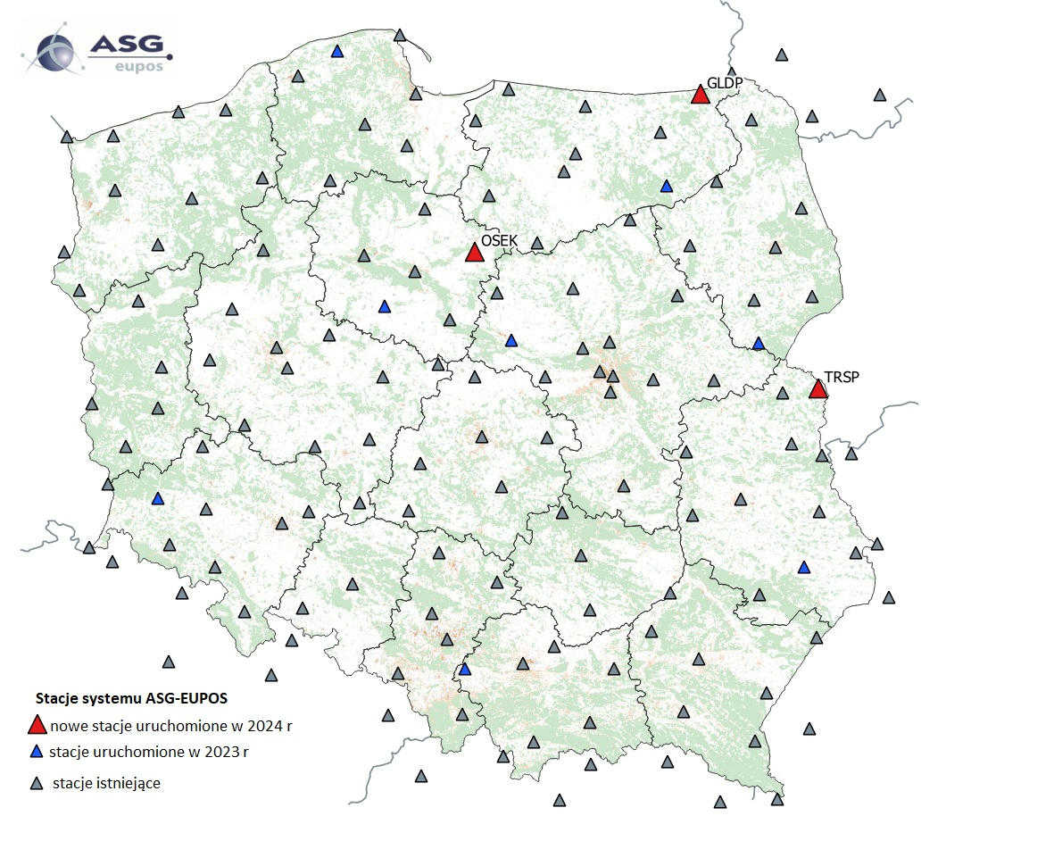 Nowe stacje referencyjne w systemie ASG-EUPOS - Główny Urząd Geodezji i ...