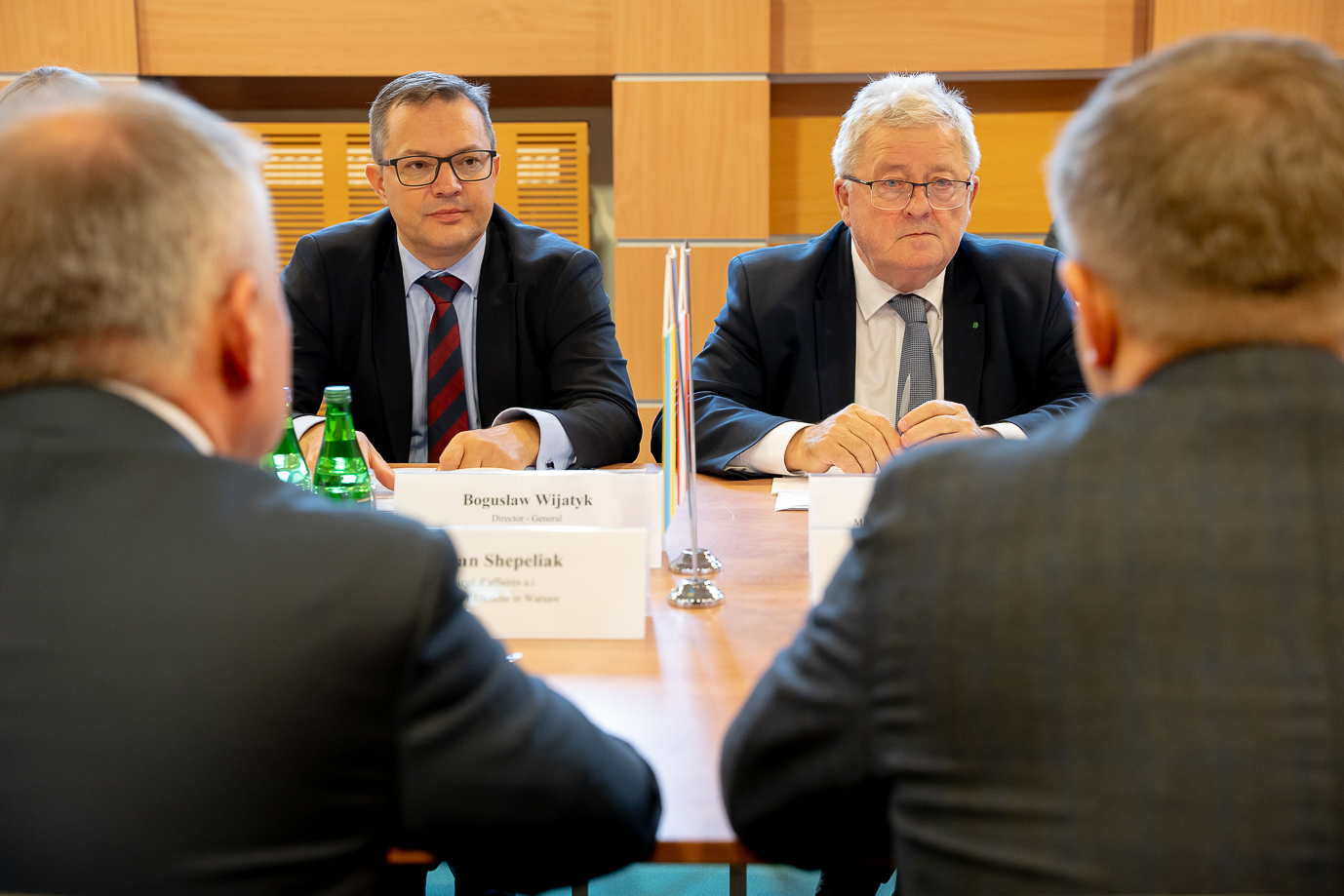 Od lewej dyrektor generalny MRiRW Bogusław Wijatyk i minister Czesław Siekierski (fot. MRiRW)