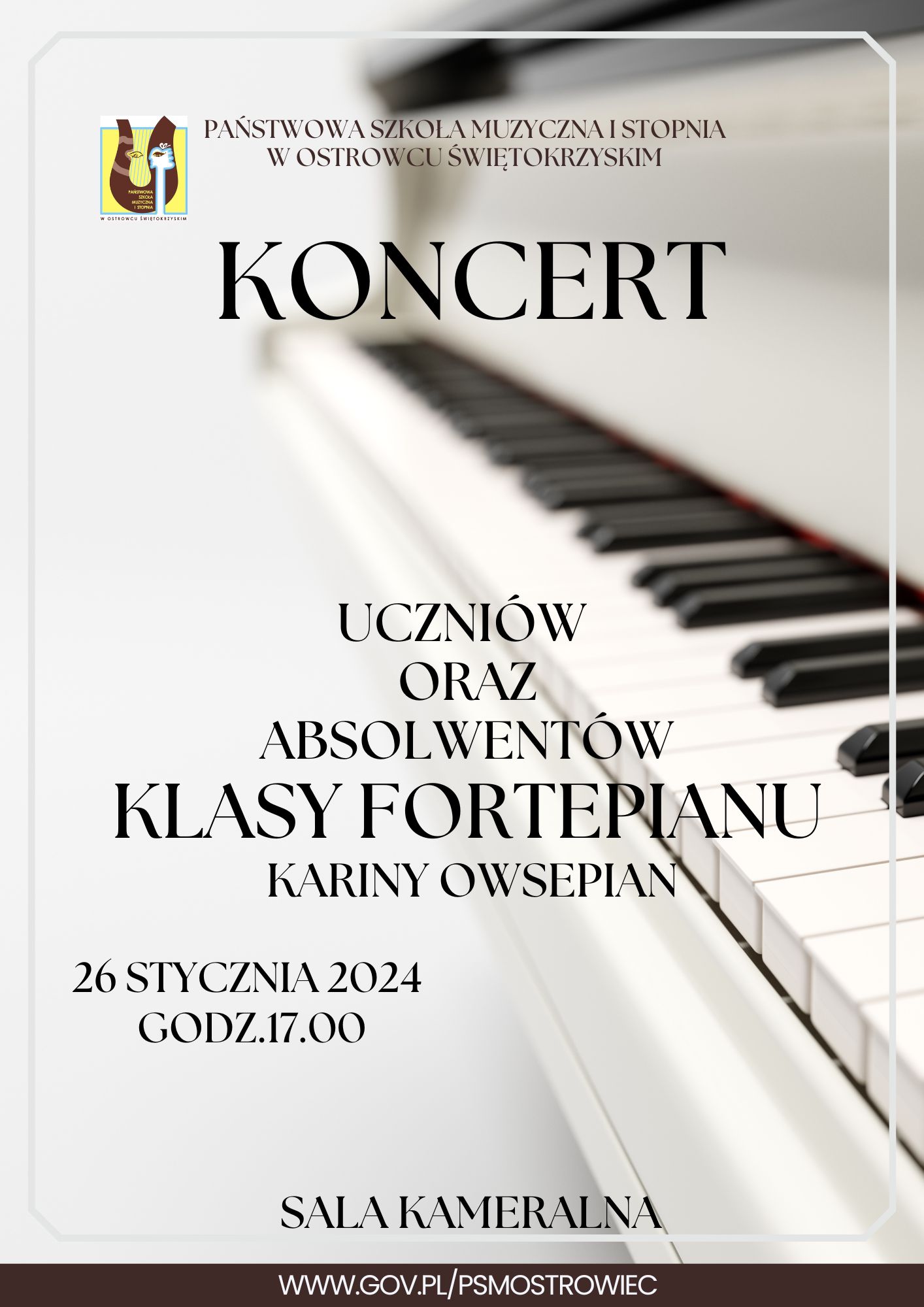 Koncert Klasy Fortepianu