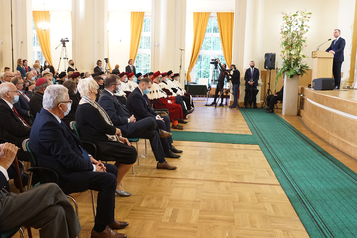 Wystąpienie Prezydenta RP Andrzeja Dudy podczas uroczystej inauguracji roku akademickiego (fot. MRiRW)