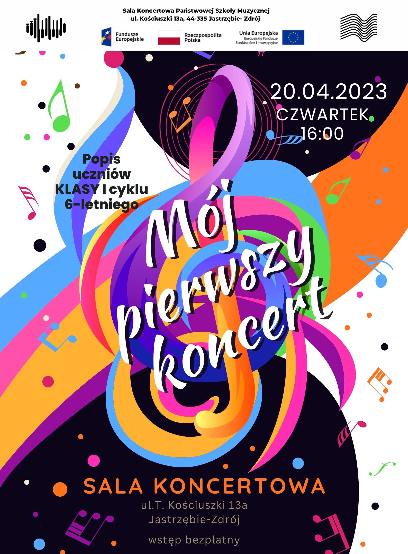 Plakat-Mój pierwszy koncert