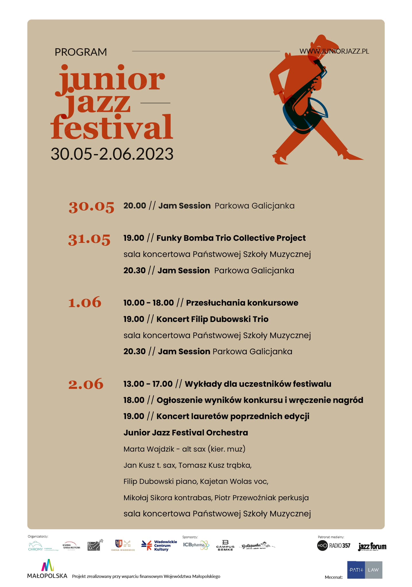 Junior Jazz Festival 30.05.-02.06.2023