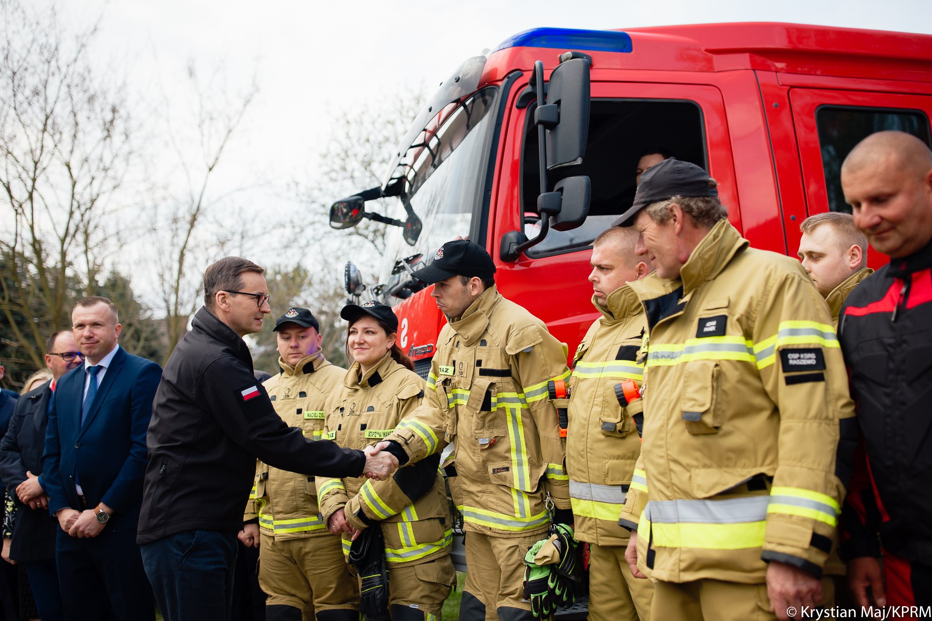 Poland's monk-firefighters given new engine to help protect