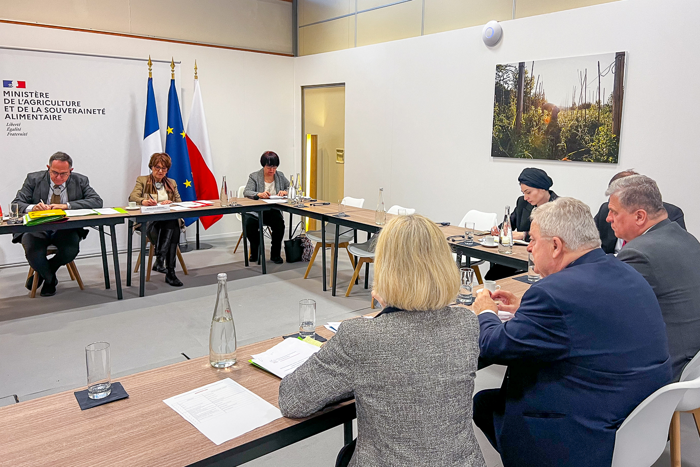 Spotkanie ministra Czesława Siekierskiego i minister rolnictwa Francji Annie Genevard