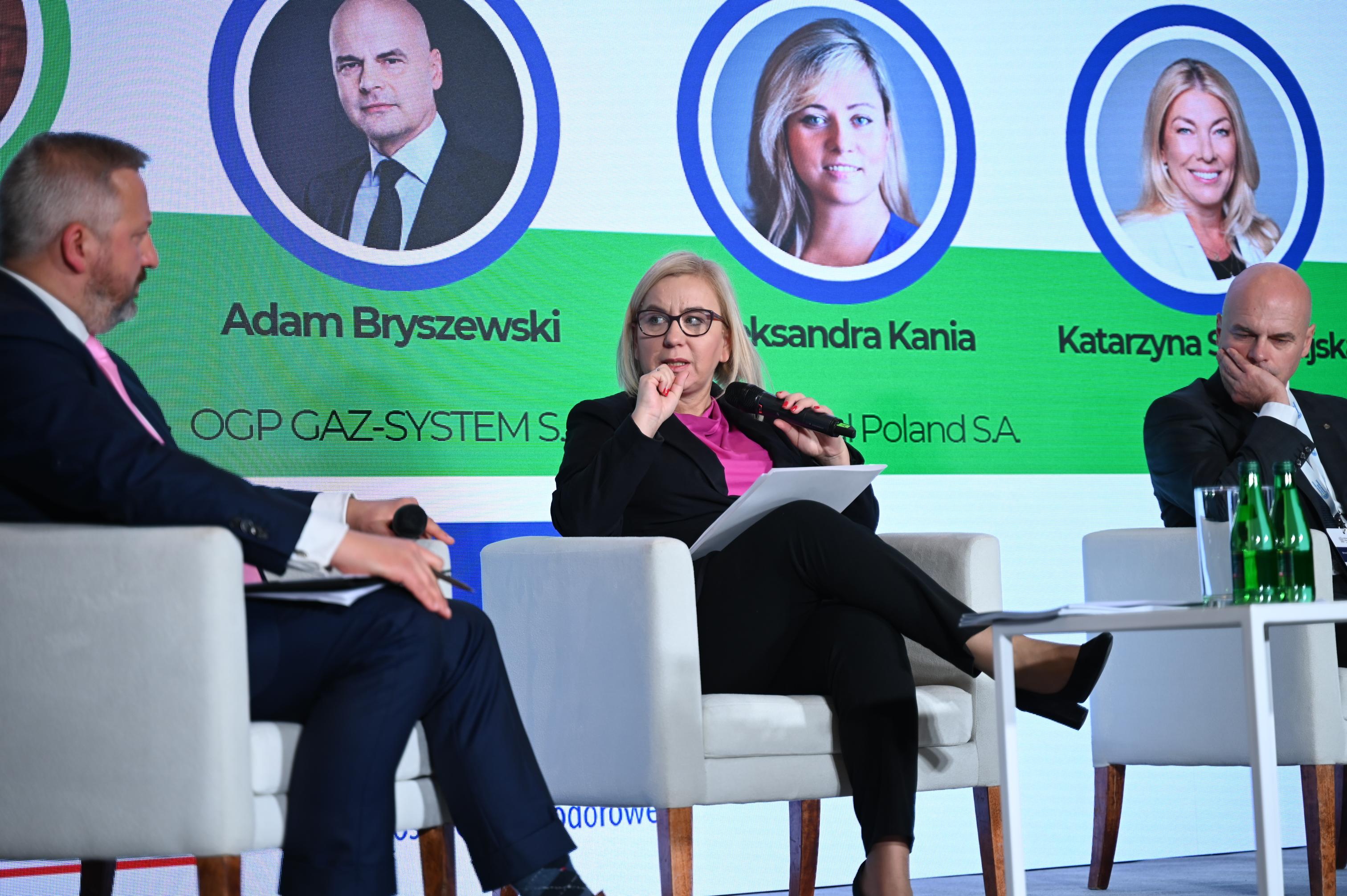 Ministra klimatu i środowiska Paulina Hennig-Kloska podczas IV. Konferencji Stron Porozumienia wodorowego 