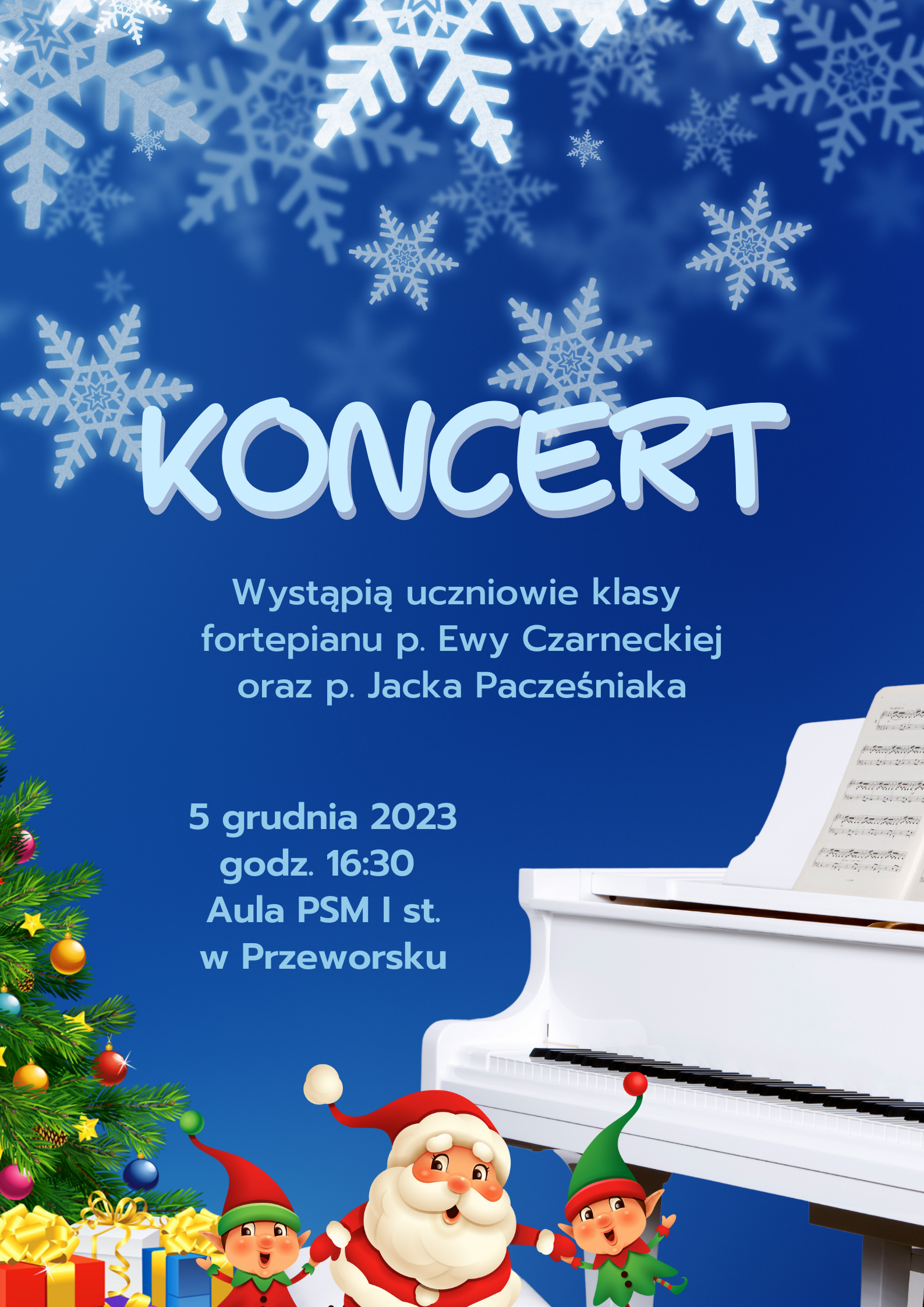 Koncert klasy fortepianu