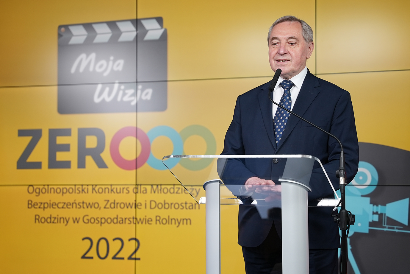  Wicepremier Henryk Kowalczyk podczas wystąpienia na konferencji (fot. MRiRW)