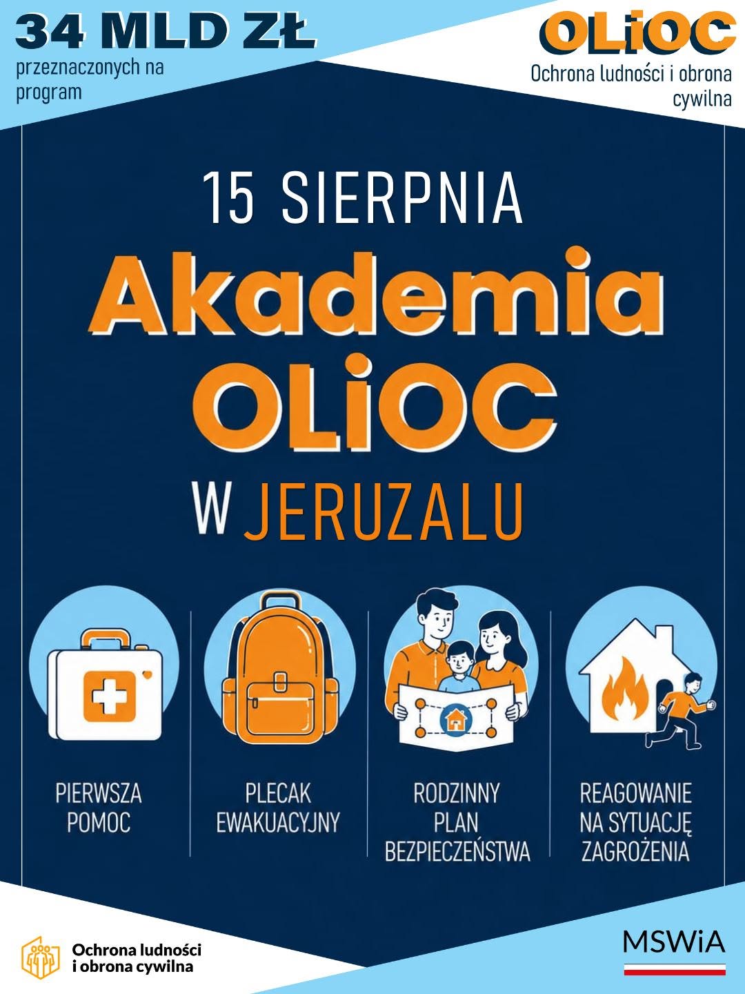 Akademia OLiOC w Jeruzalu-plakat
