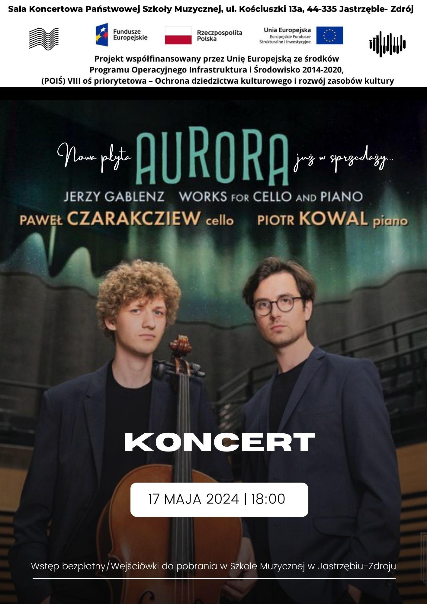 Plakat na Koncert Aurora.