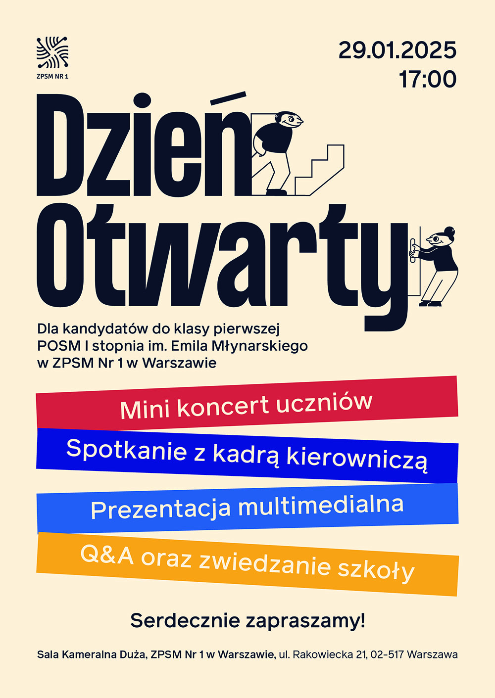 Plakat Dzień Otwarty POSM