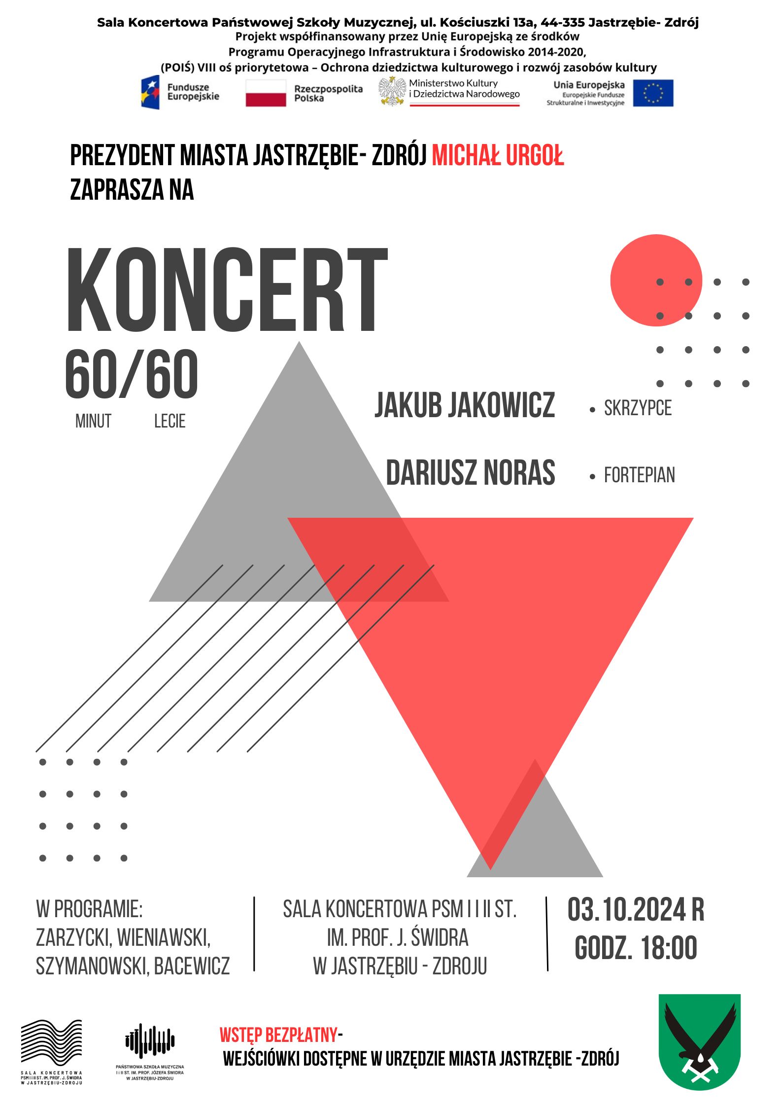 Plakat na Koncert 60/60